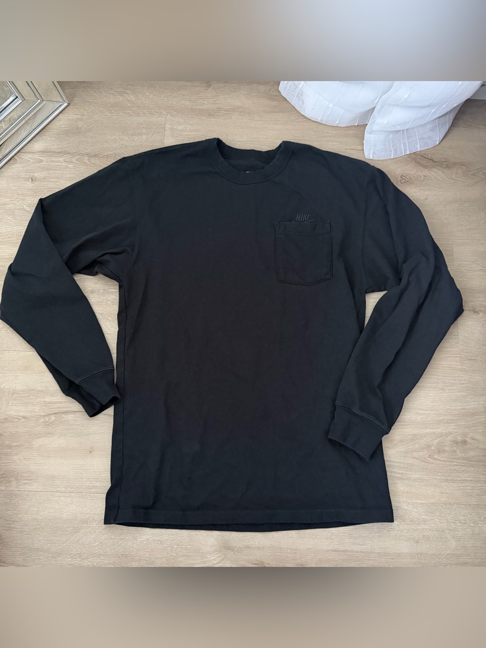 The Nike Tee Black Long Sleeve